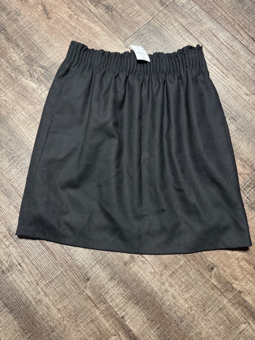 NWT J. Crew Black Elastic-Waist Mini Skirt